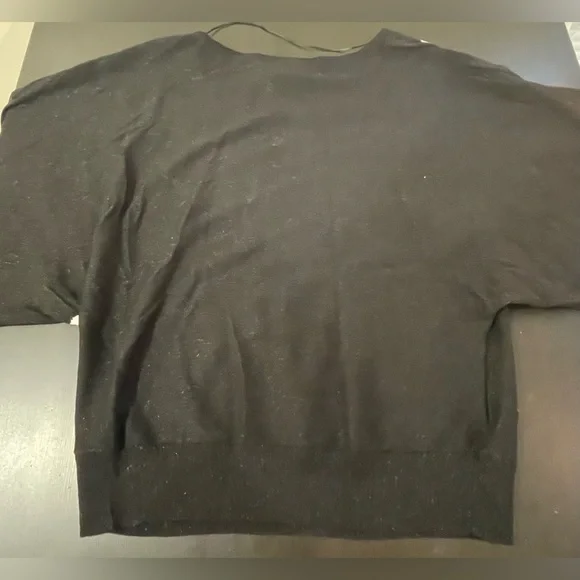 INC Floral Sequence Cotton Short Sleeve Sweater *Like New*. Size M - Picture 8 of 8